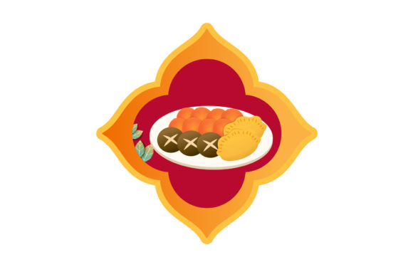 Chinese Food Lunar Celebration Meal Graphics – A Freebie for Creative Sellers