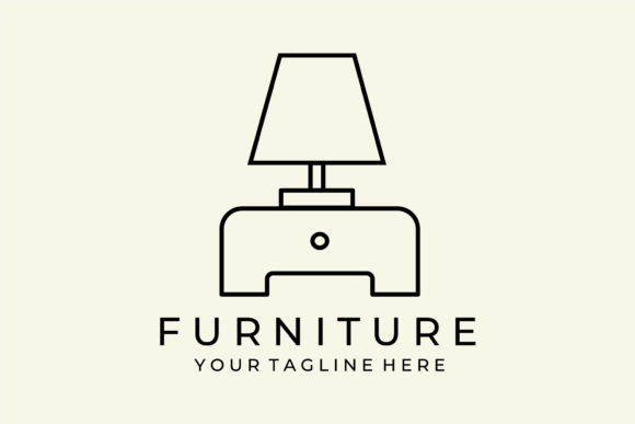 Furniture Logo Illustration Design: A Versatile Freebie for Graphics Lovers