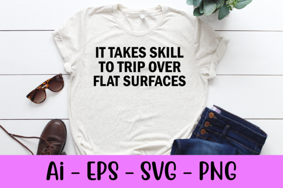 It Takes Still to Trip over Flat Surface: A Graphic Freebie for Bold Visuals
