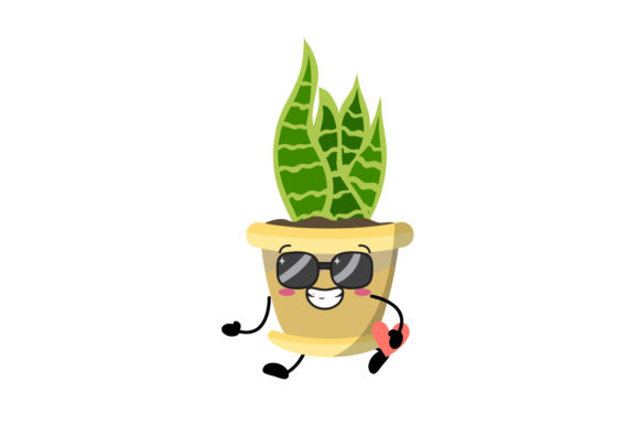 Kawaii Cool Plant Design – A Freebie with Big Graphic Potential