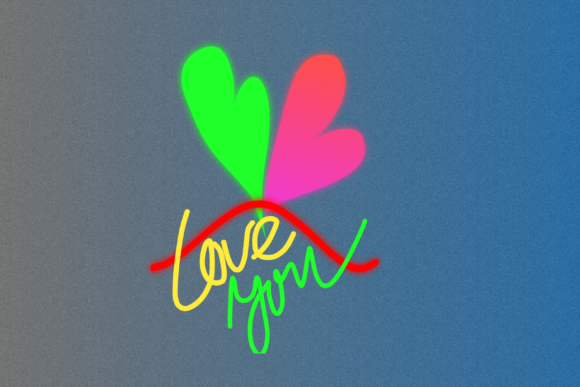 Love Me. Love You Graphics: A Freebie for Romantic Branding and Visual Content
