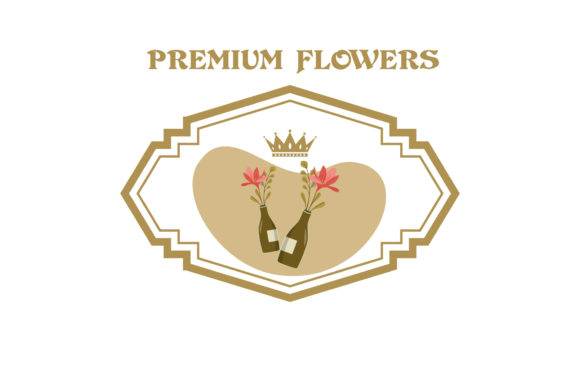 Premium Flower Retro Illustration Design: A Versatile Graphic for Creative Sellers