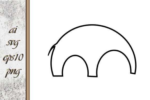 Sketch Animal Elephant Clipart Vector: A Versatile Graphic Design Freebie for Marketers