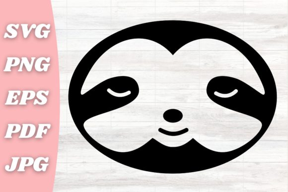 Sleeping Sloth Graphics: A Versatile Craft Asset for Real Projects