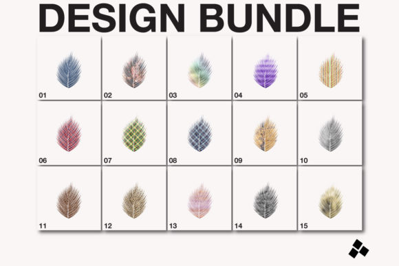 Sublimation Palm Leaf Background Graphics for Real Crafting Projects