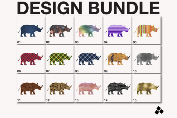 Sublimation Rhino Svg Design: A Graphic Asset for Crafters and Handmade Businesses