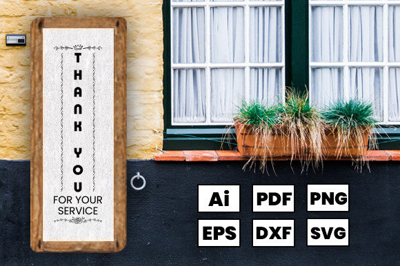 Thank You for Your Service Porch Sign Review