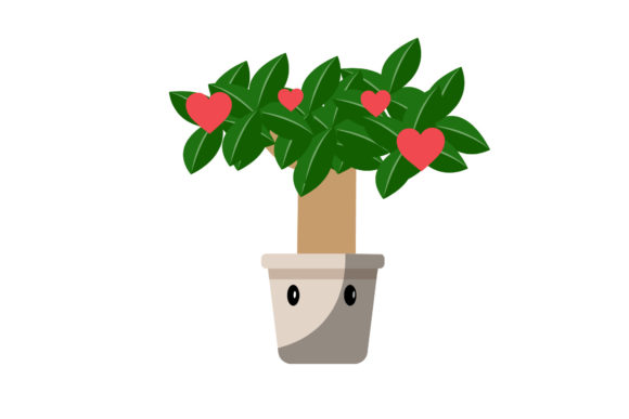 Valentine Cute Kawaii Plant Embroidery Design Review