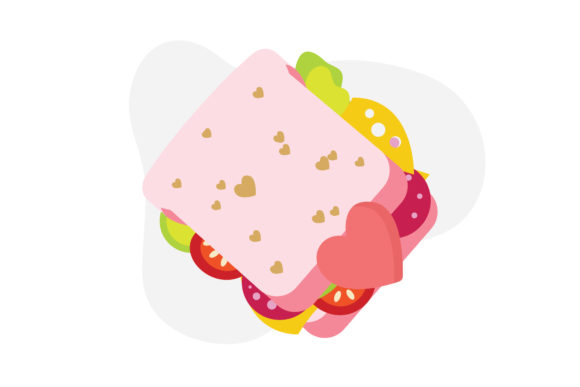 Valentine Sandwich: A Graphics Freebie for Content Creators